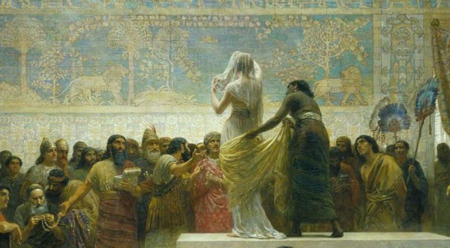 بازار عروسان در بین‌النهرین باستان و مجازات مرگ برای زناکاران